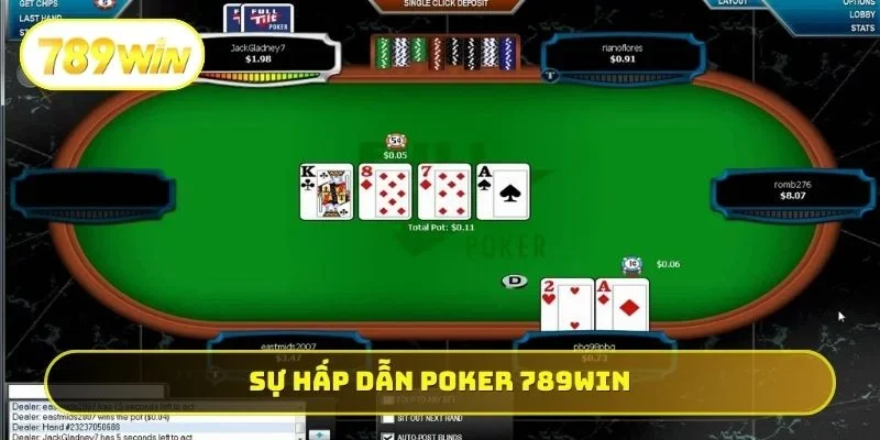 Sự hấp dẫn Poker 789WIN