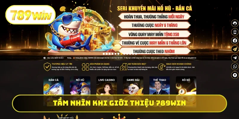 Tầm nhìn nổi bật khi giới thiệu 789WIN